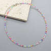 Simple Seed Beads Choker Women Korean Charm Colorful Handmade Boho Collar Chain Neck Necklace Jewelry Gift - Image 33