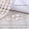 Eavva Women Pearl Dangle Earrings Gold Plated Hoops Fresh Water Pearl Earring With Silver Post Jewelry - Image 6