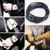 10 Pcs In 1 Bag Black Silicone Rope Bracelets For Men Women Charm Simple Casual Punk Rock Unisex Bracelet Bangles Jewelry - Image 1