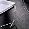 Women's Bamboo Long Necklace for Women Rhinestone Necklaces Pendants Statement Jewelry for Gifts - Image 6