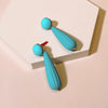 Korean Colorful Cute Hanging Drop Earrings For Women Arcylic Water drop Long Big Earring for Grils Party Dangle - Image 14
