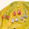 Stone Earrings for Women Teardrop Agate Crystal Amazonite Dangle Earring Cute Elegant Classic Jewelry - Image 5