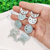 Kuguys 4 Colors Lunar Phase Moon Earrings for Women Acrylic Long Classic Jewelry Accessories - Image 4