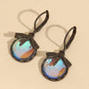 Bronze Dragonfly Drop Earrings with Multicolor Stone Accents - Image 8