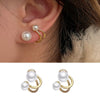 Y2k Crystal Fake Piercing Ear Cuff Earrings For Women Simple Zirconia 2000s Aesthetic Ear Cartilage Earing Chic Jewelry - Image 3