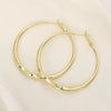 Simple Style Silver Color/Gold Color Big Hoop Circle Earrings For Women Wedding Daily Party Versatile Accessories - Image 6