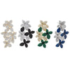 Natural Design Jewelry Full Paved Cubic Zirconia CZ Bloom Flower Sparking Bling Earring For Women Girl - Image 4