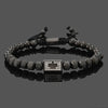 Stainless Steel Beads Crown Charms Man Bracelets Handmade Jewelry Gift - Image 2