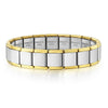 Women Men Simple Bangles Charms Italian Links Stainless Steel 9mm Width Gold Color Bracelets Jewelry Gifts - Image 16