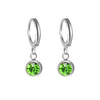 Birthstone Clear Zircon Earrings Stainless Steel 12 Months Drop Earrings for Women Girls Jewelry Birthday Gifts - Image 24