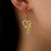 Faith Heart Earrings Stainless Steel Jesus Love Family Dangle Earring Christian Inspirational Jewelry Birthday Gift - Image 5