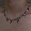 Stainless Steel Punk Aesthetic Stud Necklace Men Choker Cool Hip Hop Women Rivet Pendant Necklace Gothic Jewelry Gifts - Image 1