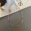 Tiny Colorful Seed Bead Choker Necklace - Image 17