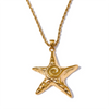 316L Stainless Steel Starfish Pendant Necklace Statement Gold Pvd Plated Individualistic Holiday Jewelry - Image 7