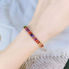 Simple Tennis Bracelet For Women Rectangle Zircon Silver Color Adjustable Bracelets On Hand Friend Gift Jewelry - Image 3