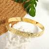 Hawaiian Hamilton Heirloom Tribal Bangle Bracelet Gold Plated Copper Samoan Bohemia Polynesian Aloha Tonga Women Jewelry - Image 2