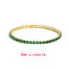 Mix Style Green Micro-inlaid Zircon Tennis Bracelet for Women Men Bracelet Jewelry Accessories - Image 19