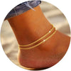 Ankle Bracelets for Women Girls Glitter Adjustable Gold Plated/ Silver Layered Anklets Beach Foot Jewerly - Image 7