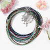 Stone Beads Necklace 2mm Round Faceted Beaded Necklace Crystals Amethysts Necklaces for Women Collarbone Chain - Image 6