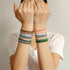 Faceted Glass Bead Stretch Bracelet in Multiple Colors - Image 18