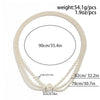 Ingemark Baroque Multilayer Imitation Pearl Long Chain Necklace Women Creative Elegant Sweater Chain Neck Accessories Jewelry - Image 5
