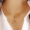 Star Pendants Women's Necklaces Blue Acrylic Beads Tassel Choker Necklace Hollow Leaf Punk Neck Jewelry - Image 5