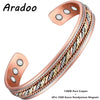 Copper Bracelets for Women 99% Copper Handwoven Bracelet Cuff Bangle - Image 1