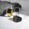 Square Signet Ring for Men Boys, Stainless Steel Finger Band Ring,Gothic Punk Rock Jewelry Gifts - Image 1