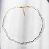 Faceted Glass Crystal Bead Choker Necklace - Image 6