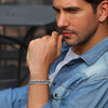 10/12/15MM Width Stainless Steel Cuban Chain Bracelets for Men, Silver Color Hip Hop Male Boy Wristband Dad Gift - Image 2