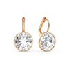 Gold Color Classic Bella Drop Earring for Women Wedding Birthday Crystals from Austria Round Cut Dangle Pierced Jewelry - Image 25