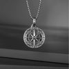 Quality Medal Necklace Pendant Pirate Ship Compass Personality Men\'s Necklace Pendant Hip Hop Jewelry Jewelry - Image 2
