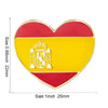 10pcs a lot Spain Flag Laple Pin Badge Brooch - Image 18
