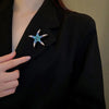 Rhinestone Cute Multi-Color Starfish Brooches For Women Men Clothing Accessories Exquiste Star Brooch Pins - Image 4