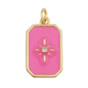 Enamel Sun Moon Rainbow Compass Charm Pendant, Gold Plated Jewelry Accessories for Bracelets Necklaces Making - Image 7