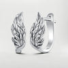 Silver Hip Hop Vintage Couples Creative Angel Wings Stud Earrings Women Punk CZ Studs Birthday Jewelry Gift - Image 10