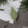 Green Botanical Brooch Pin with Leaf and Flower Designs - Image 25