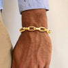 Chunky Chain Bracelets for Men,Silver Black Grey Gold Color Stainless Steel Chain Wristband,Stylish Gift for Son Dad - Image 3