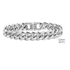 6mm/8mm/10mm Bold Cuban Chain Bracelets for Men, Black Stainless Steel Miami Curb Links Wristband, Chunky Male Boy Jewelry - Image 9