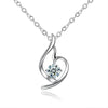 High End Geometric Design Love Cube Zircon Necklace with Removable Round Zircon Jewelry Elegant Daily Accessories - Image 14