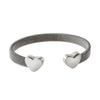 Heart Bracelets Open Elastic Mesh Bangle for Women Gold Color Lover's Stainless Steel Jewelry - Image 9