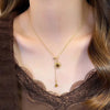 Sun Star Zircon Necklace for Women Vintage Leather Necklace Double Layered Pendant Chain Choker Jewelry - Image 8