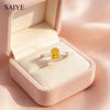 Oval Cut Colorful Zircon Adjustable Ring Silver Multicolor Birthstone Stackable Rings for Women Daily Jewelry - Image 2