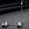 Vintage Geometric Crystal Necklace Pendant For Women Sweater Chain Long Necklace Girl Collar Jewelry - Image 2