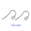 ear hook,24 0.8mm silver earring wire hooks with 2mm ball,1pair - Image 7