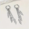 Hip Hop Cubic Zirconia Xo Letter Pendant Earrings Necklace Set for Men and Women Jewelry - Image 15