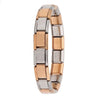 Women's Jewelry 9mm Width Itanlian Elastic Charm Bracelet Stainless Steel Bangle ST - Image 33