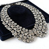 Multilayer Imitation Pearls Large Collar Choker Necklace Earrings Women Jewelry Sets Indian Statement Crystal Necklace - Image 5