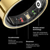 Smart Ring Men Women with Charging Case,Heart Rate Blood Oxygen,Skin Temperature Monitor,5ATM For Android iOS - Image 3