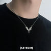 Hip Hop Zircon Star Double Layer Necklace For Men Women Charm Titanium Steel Pendant Chain Unisex Jewelry - Image 10
